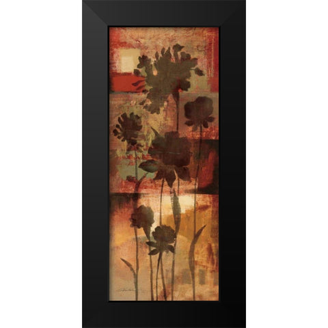 Autumn Silhouette II Black Modern Wood Framed Art Print by Vassileva, Silvia