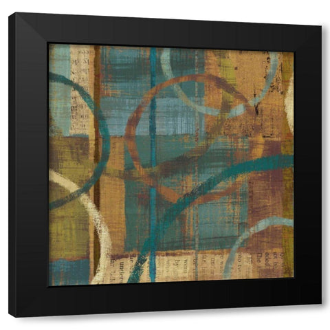 Tranquility I Black Modern Wood Framed Art Print by Mullan, Michael
