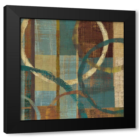 Tranquility II Black Modern Wood Framed Art Print with Double Matting by Mullan, Michael