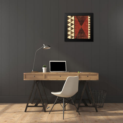 Patterns of the Savanna II Black Modern Wood Framed Art Print by Hershey, Moira