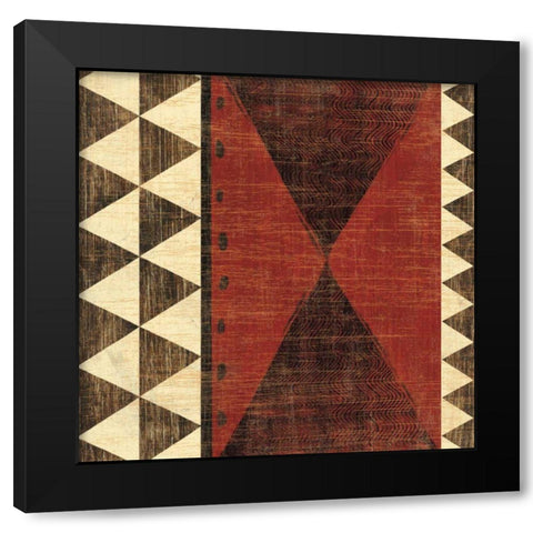 Patterns of the Savanna II Black Modern Wood Framed Art Print by Hershey, Moira
