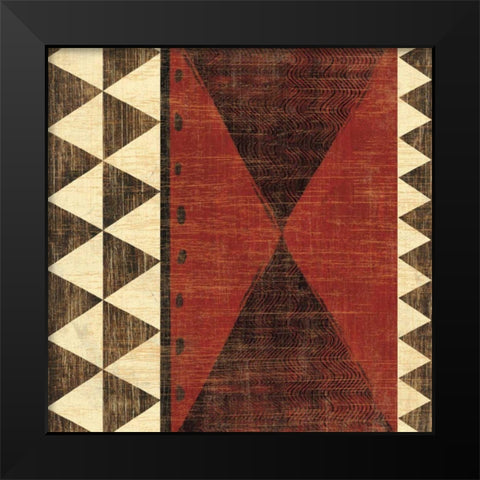 Patterns of the Savanna II Black Modern Wood Framed Art Print by Hershey, Moira