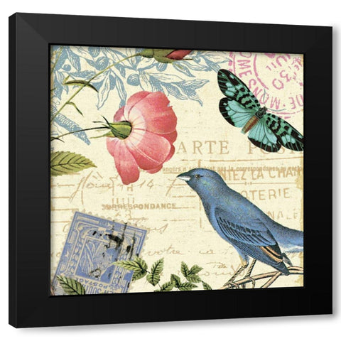 Memories IV Black Modern Wood Framed Art Print with Double Matting by Pelletier, Alain