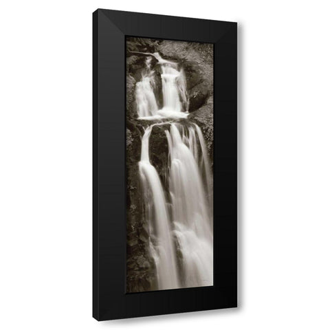 Kentucky Falls Panel Black Modern Wood Framed Art Print with Double Matting by Audit, Lisa
