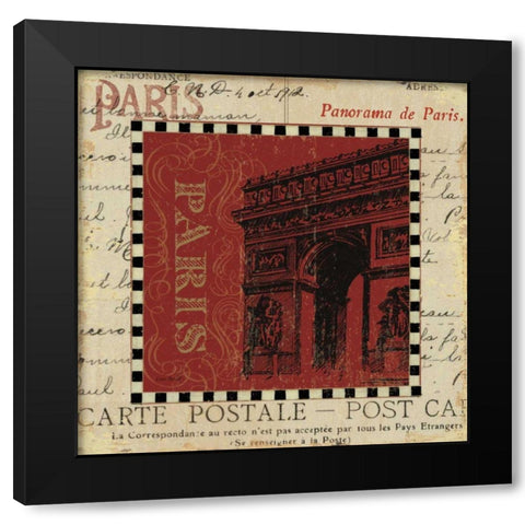 La Tour II Black Modern Wood Framed Art Print by Audit, Lisa