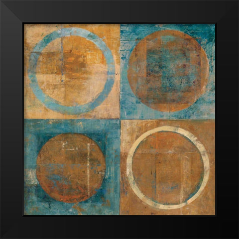 Renew Black Modern Wood Framed Art Print by Schick, Mike