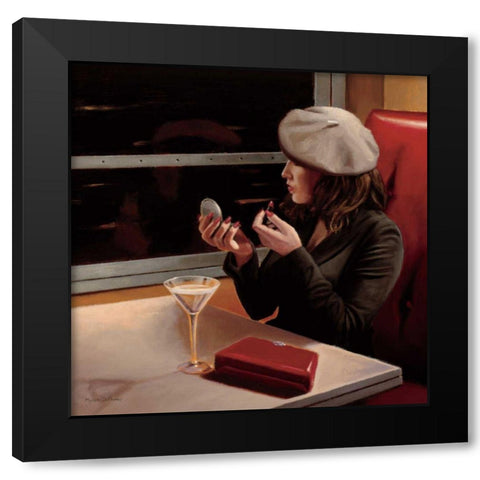 Dry Martini Crop II Black Modern Wood Framed Art Print with Double Matting by Sullivan, Myles