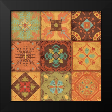 From India II Black Modern Wood Framed Art Print by Pela Studio