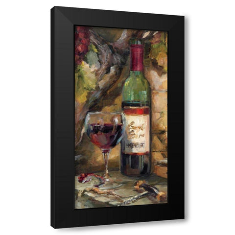 Le Cour de le Chateau I Black Modern Wood Framed Art Print by Hageman, Marilyn