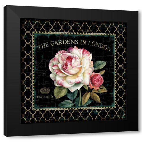 Garden View VII Black Modern Wood Framed Art Print with Double Matting by Audit, Lisa