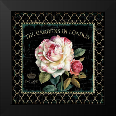 Garden View VII Black Modern Wood Framed Art Print by Audit, Lisa