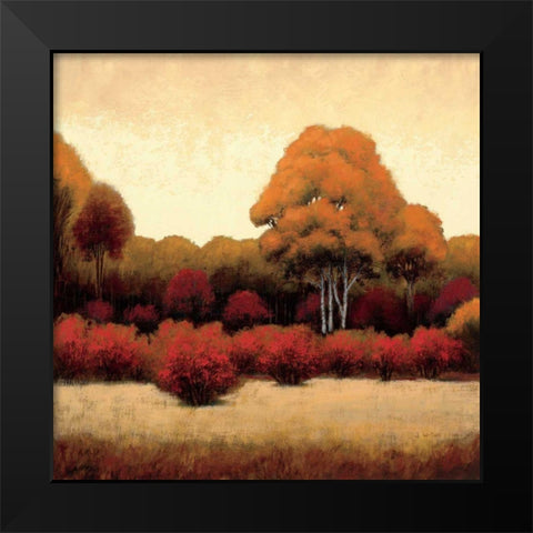 Autumn Forest I Black Modern Wood Framed Art Print by Wiens, James