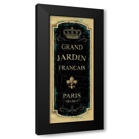 Garden View VIII - Grand Jardin Black Modern Wood Framed Art Print by Audit, Lisa