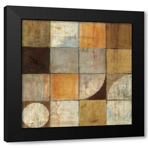 Tango Square I Neutral Black Modern Wood Framed Art Print by Schick, Mike