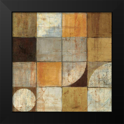 Tango Square I Neutral Black Modern Wood Framed Art Print by Schick, Mike