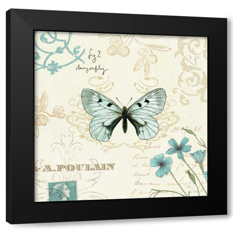 Natural Elegance I Black Modern Wood Framed Art Print by Pela Studio