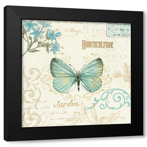 Natural Elegance II Black Modern Wood Framed Art Print by Pela Studio