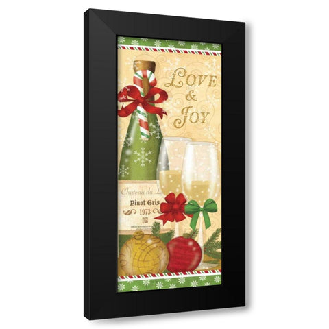 Holiday Cheers III Black Modern Wood Framed Art Print by Charron, Veronique