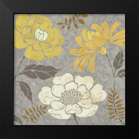 Morning Tones Gold II Black Modern Wood Framed Art Print by Brissonnet, Daphne