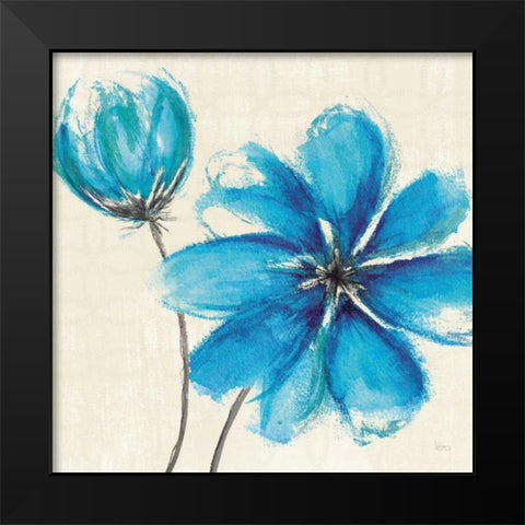 Azure IV Black Modern Wood Framed Art Print by Charron, Veronique