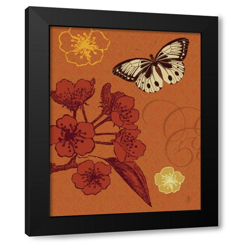 Orchard Seeker Black Modern Wood Framed Art Print by Studio Mousseau