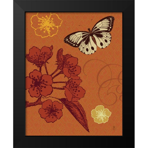 Orchard Seeker Black Modern Wood Framed Art Print by Studio Mousseau