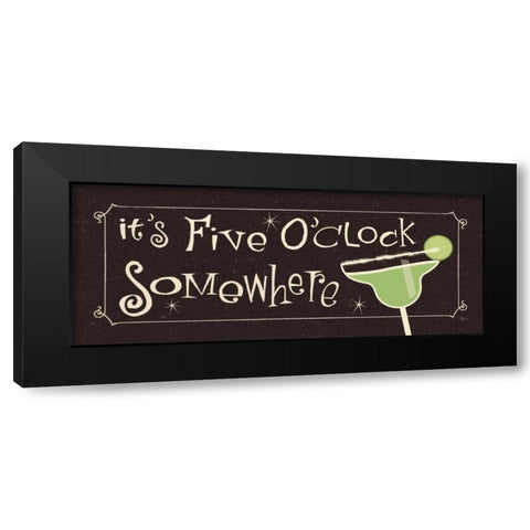 Group Therapy III Black Modern Wood Framed Art Print with Double Matting by Pela Studio