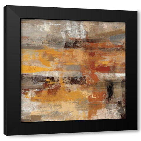 Mojave Road Crop Black Modern Wood Framed Art Print with Double Matting by Vassileva, Silvia
