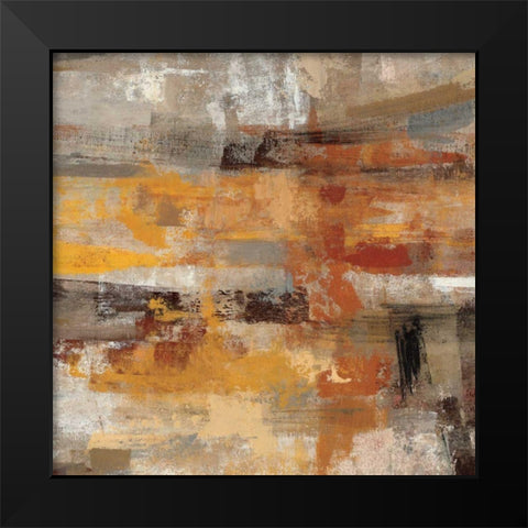Mojave Road Crop Black Modern Wood Framed Art Print by Vassileva, Silvia