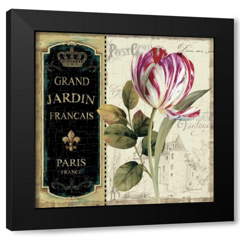 Garden View II Black Modern Wood Framed Art Print by Audit, Lisa