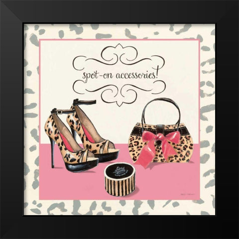 Spot On Black Modern Wood Framed Art Print by Fabiano, Marco