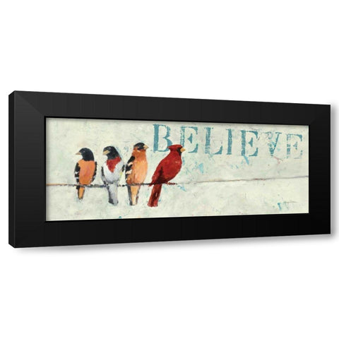 The Usual Suspects Panel I - Hope Black Modern Wood Framed Art Print by Tillmon, Avery