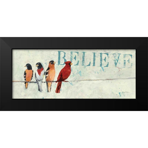 The Usual Suspects Panel I - Hope Black Modern Wood Framed Art Print by Tillmon, Avery