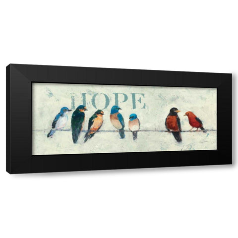 The Usual Suspects Panel II - Believe Black Modern Wood Framed Art Print by Tillmon, Avery