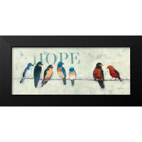 The Usual Suspects Panel II - Believe Black Modern Wood Framed Art Print by Tillmon, Avery