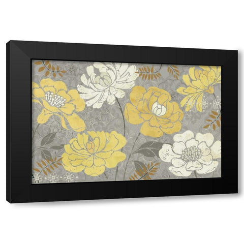 Morning Tones Gold III Black Modern Wood Framed Art Print with Double Matting by Brissonnet, Daphne