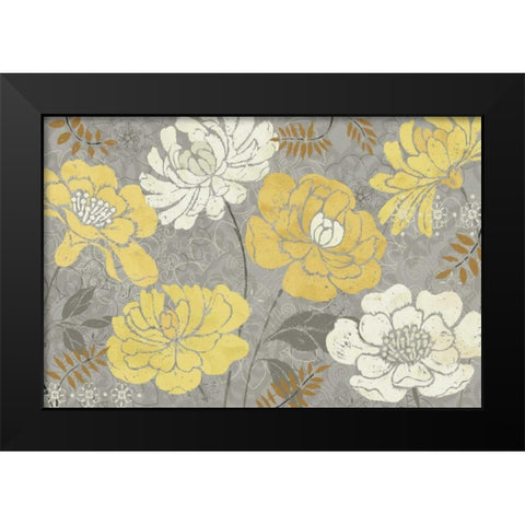 Morning Tones Gold III Black Modern Wood Framed Art Print by Brissonnet, Daphne