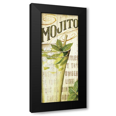 Mojito Black Modern Wood Framed Art Print with Double Matting by Audit, Lisa