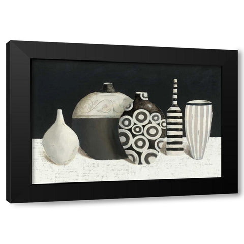 Objet d Art Black Modern Wood Framed Art Print by Adams, Emily