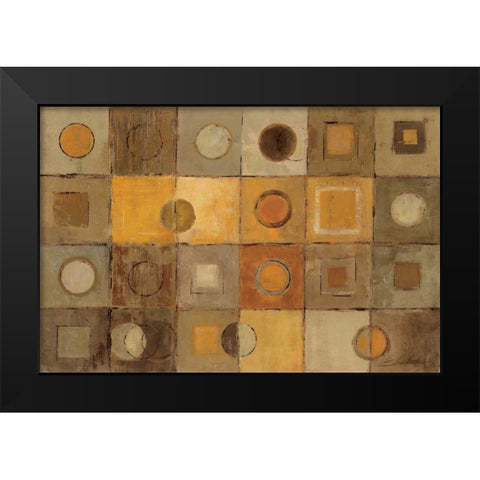 Sunlit Patio Black Modern Wood Framed Art Print by Vassileva, Silvia