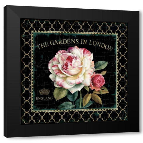 Garden View VII Black Modern Wood Framed Art Print by Audit, Lisa