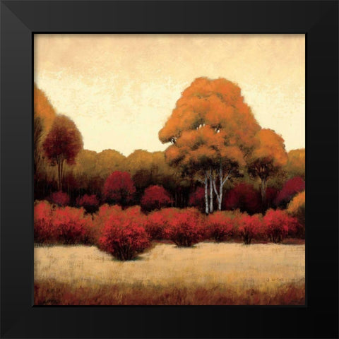 Autumn Forest I Black Modern Wood Framed Art Print by Wiens, James