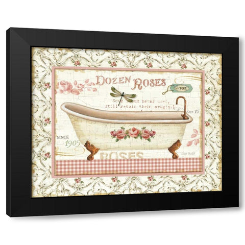 Rose Garden IV Black Modern Wood Framed Art Print with Double Matting by Audit, Lisa