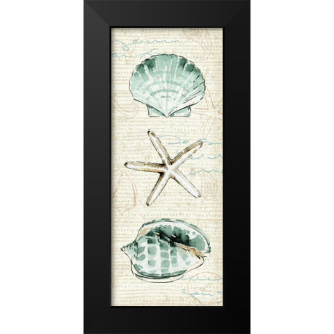 Ocean Prints V Black Modern Wood Framed Art Print by Pela Studio