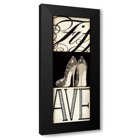 Fifth and Madison III Black Modern Wood Framed Art Print with Double Matting by Fabiano, Marco