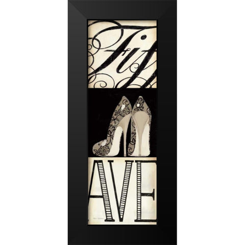 Fifth and Madison III Black Modern Wood Framed Art Print by Fabiano, Marco