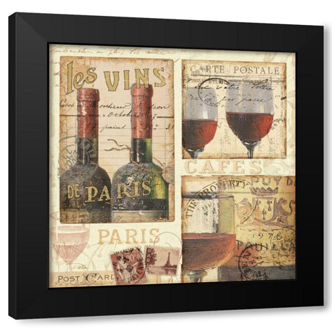 French Cellar I Black Modern Wood Framed Art Print with Double Matting by Pela