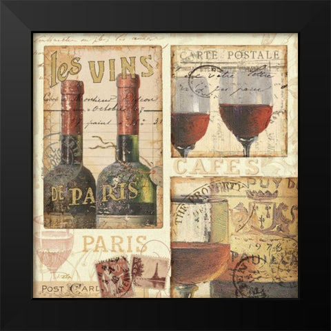 French Cellar I Black Modern Wood Framed Art Print by Pela