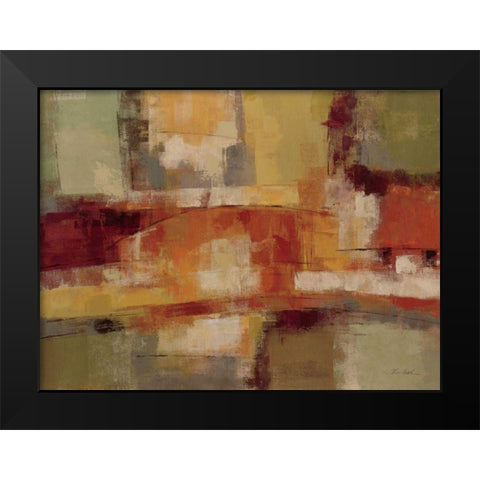 Summer Playground Black Modern Wood Framed Art Print by Vassileva, Silvia