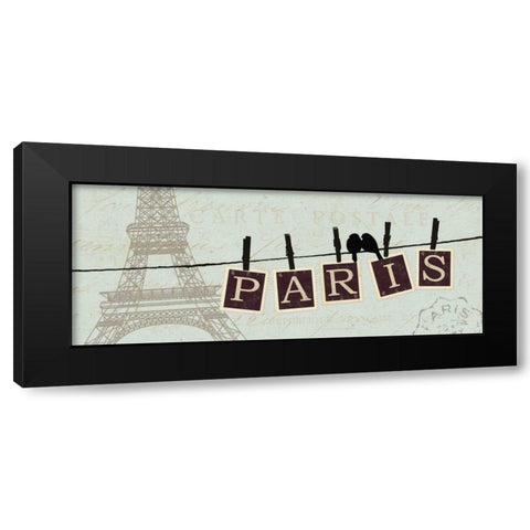 Migration I Black Modern Wood Framed Art Print by Pela